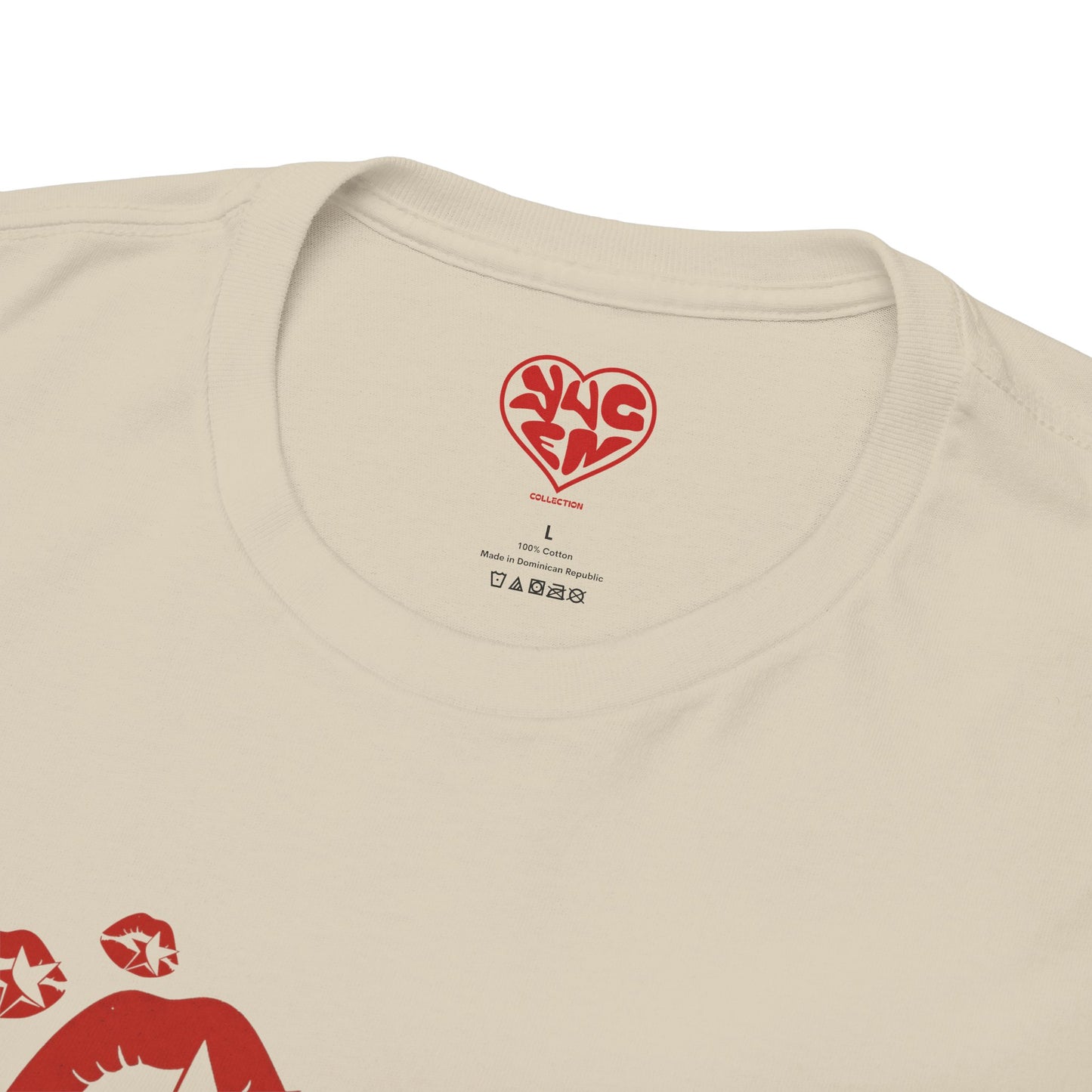 Yugen Collection "KISS & LOVE" Heavy Graphic Tee