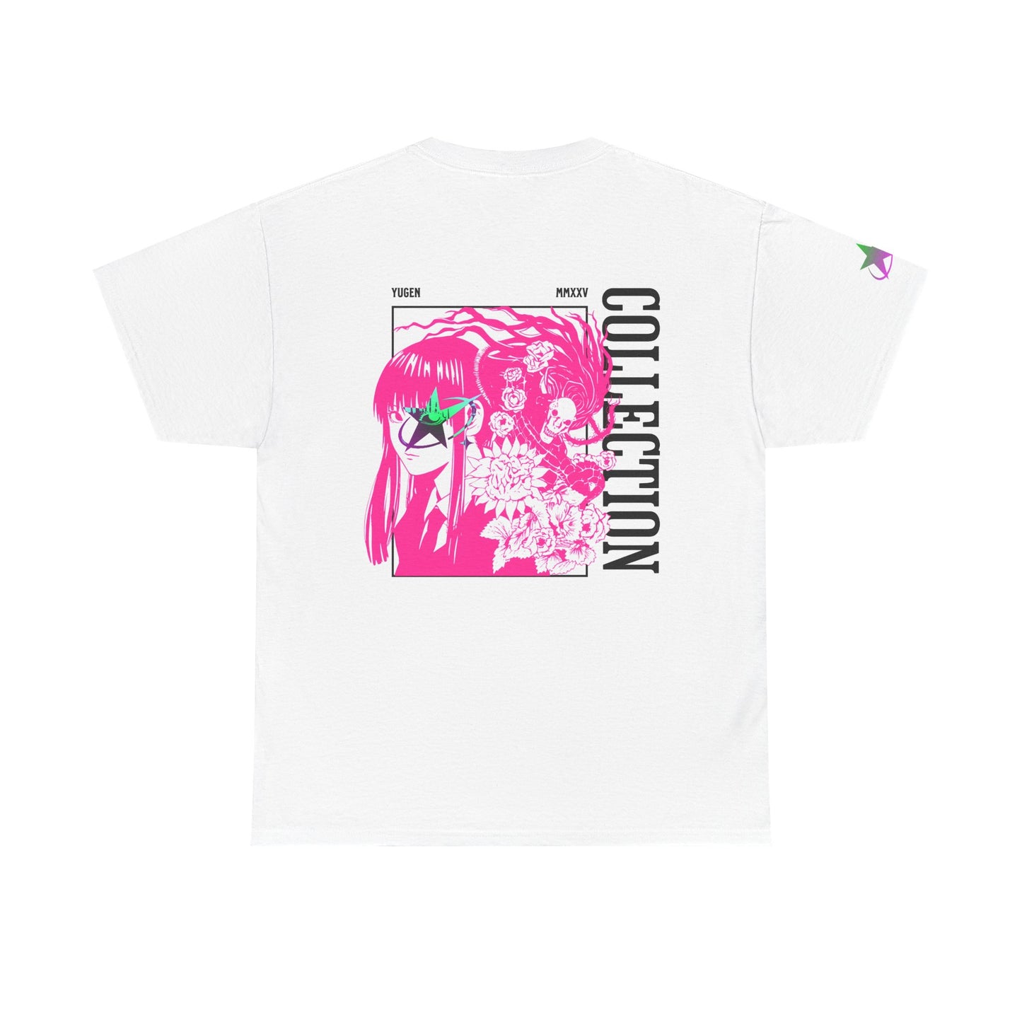 Yugen Collection "NEON BLOOM" Graphic Heavy Cotton Tee